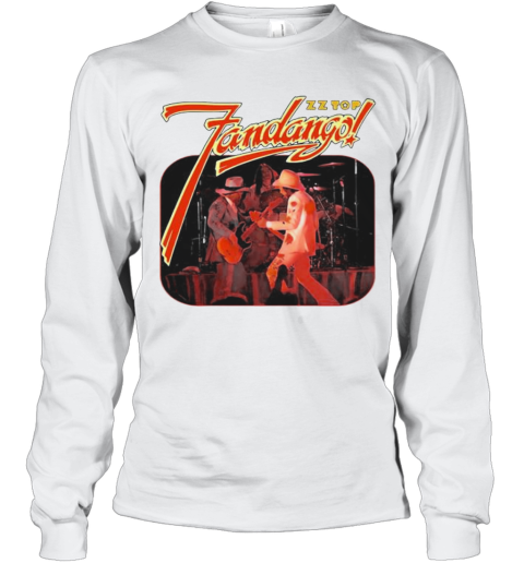 Zz Top Fandango Album Guitar Long Sleeve T-Shirt
