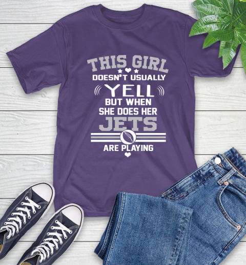 New York Jets NFL Football I Yell When My Team Is Playing T-Shirt 5