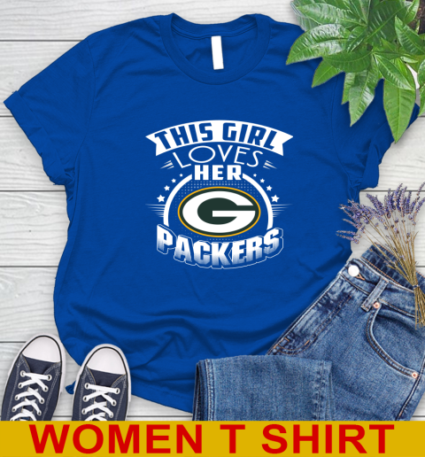 Green Bay Packers NFL Football This Girl Loves Her Team 94