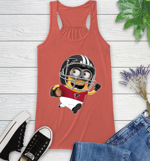 NFL Atlanta Falcons Minions Disney Football Sports Racerback Tank 4