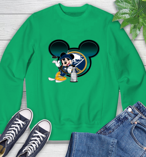 NHL Buffalo Sabres Stanley Cup Mickey Mouse Disney Hockey T Shirt Sweatshirt 6