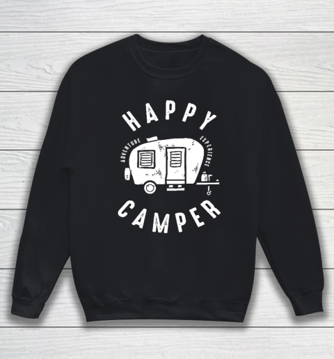 Happy Camping Camper Trailer W Sweatshirt