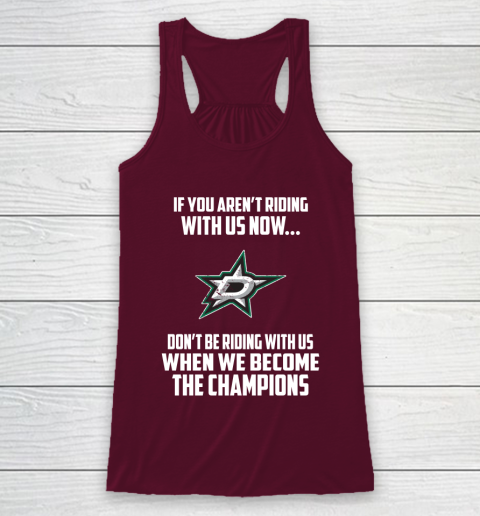 NHL Dallas Stars Hockey We Become The Champions Racerback Tank 2