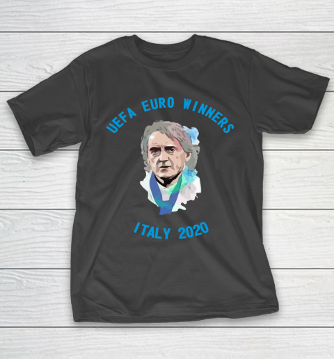 Roberto Mancini Italy Coach Champions Euro 2020 T-Shirt