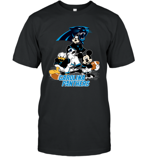 Carolina Panthers Mickey Mouse Donald Duck Goofy Shirt - High