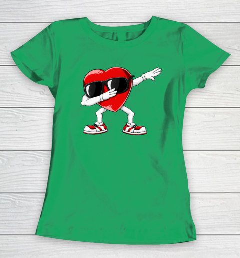 Dabbing Heart Funny Gifts Mens Kids Boys Valentines Day Women's T-Shirt 4