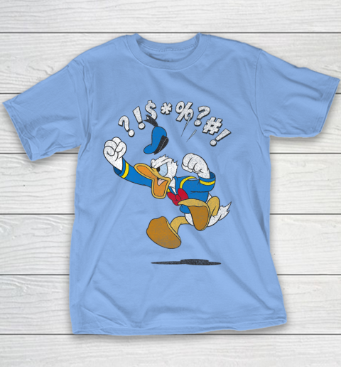 Disney Mickey And Friends Donald Angry Jump Youth T-Shirt 8