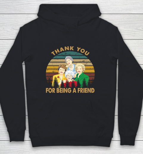 Thank you vintage retro the Golden Girls Rose Dorothy Blanche Youth Hoodie