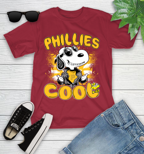 MLB Baseball Pittsburgh Pirates Cool Snoopy Shirt Youth T-Shirt 12