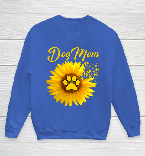 Dog mom clearance sunflower sweatshirt