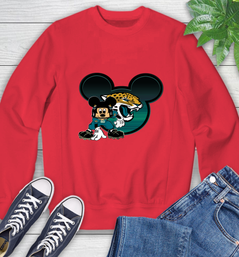 NFL Jacksonville Jaguars Mickey Mouse Disney Football T Shirt Sweatshirt 10