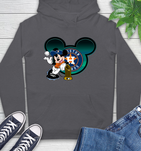 MLB Houston Astros The Commissioner's Trophy Mickey Mouse Disney Hoodie 7