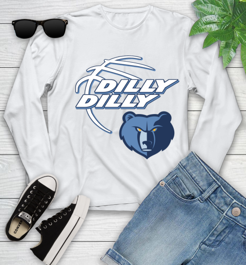 NBA Memphis Grizzlies Dilly Dilly Basketball Sports Youth Long Sleeve