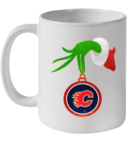 Calgary Flames Grinch Merry Christmas NHL Hockey Ceramic Mug 11oz