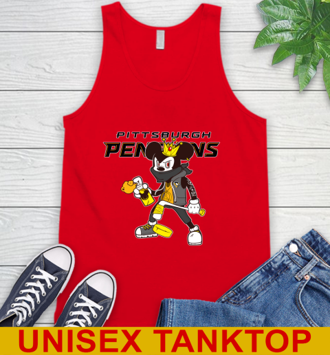 Pittsburgh Penguins NHL Hockey Mickey Peace Sign Sports Tank Top 6