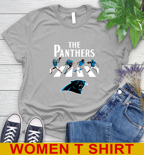 NFL Football Carolina Panthers The Beatles Rock Band Shirt Women's T-Shirt 5