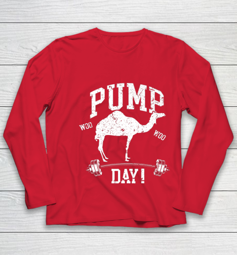 Funny Pump Day Hump Day Camel Weight Lifting Training Gym Youth Long Sleeve 9 Funny Pump Day Hump Day Camel Weight Lifting Training Gym Youth Long Sleeve - Image 9