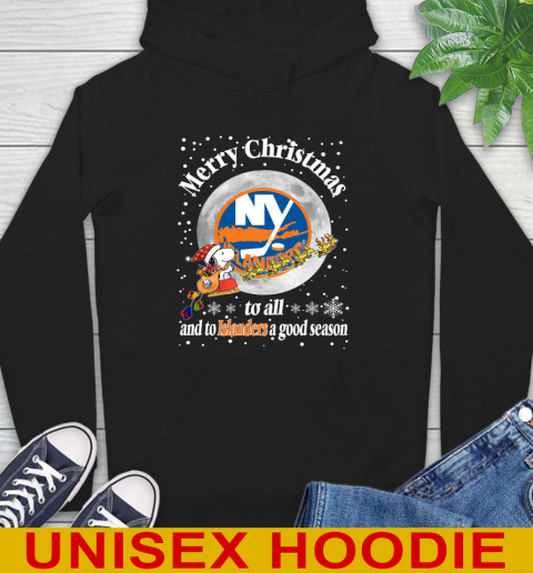 New York Islanders Merry Christmas To All And To Islanders A Good Season NHL Hockey Sports Hoodie