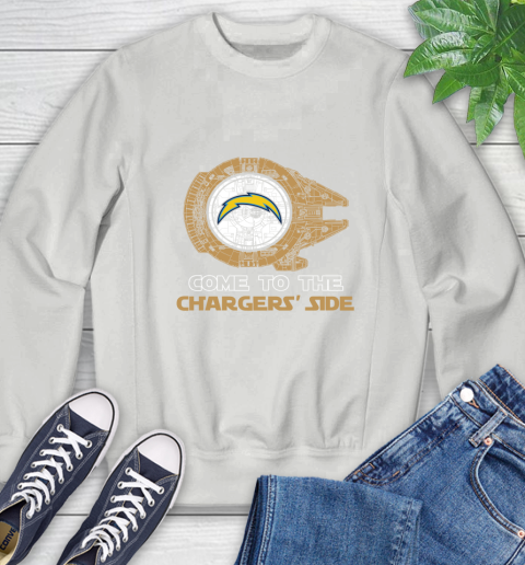 NFL Come To The Los Angeles Chargers Star Wars Football Sports Sweatshirt 5