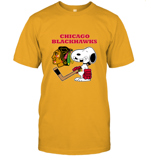 Chicago Blackhawks Ice Hockey Broken Teeth Snoopy NHL Unisex