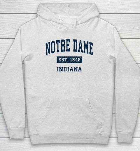 Notre Dame Indiana IN Vintage Athletic Hoodie