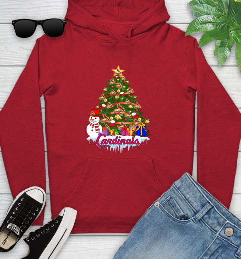 St.Louis Cardinals Merry Christmas MLB Baseball Sports Youth Hoodie 11