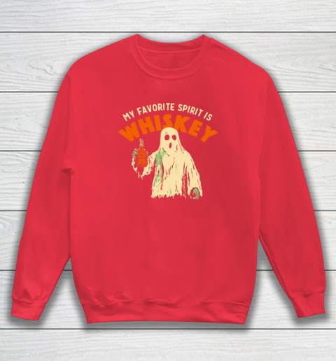 My Favorite Spirit Is Whiskey Halloween Sweatshirt 6