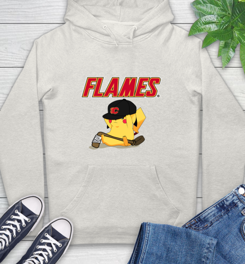 NHL Pikachu Hockey Sports Calgary Flames Hoodie 12
