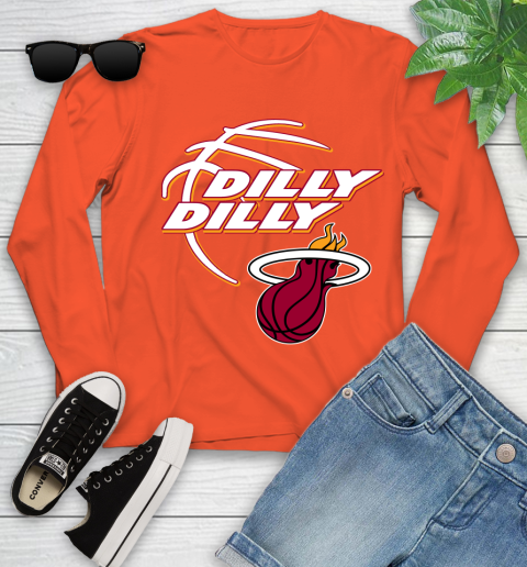 NBA Miami Heat Dilly Dilly Basketball Sports Youth Long Sleeve 4