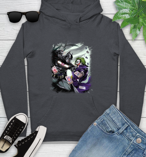 Philadelphia Phillies MLB Baseball Batman Fighting Joker DC Comics Youth Hoodie 8