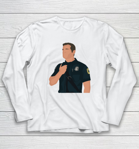 Bobby Nash Captain 911 On ABC TV Show Long Sleeve T-Shirt