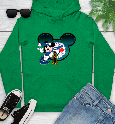 MLB Toronto Blue Jays The Commissioner's Trophy Mickey Mouse Disney Youth Hoodie 7