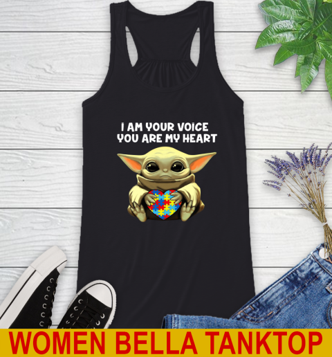 I Am Your Voice You Are My Heart Baby Yoda Autism Awareness Shirt 37