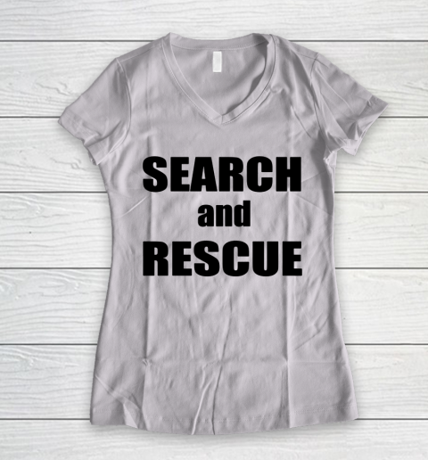 Trump Search And Rescue Women's V-Neck T-Shirt