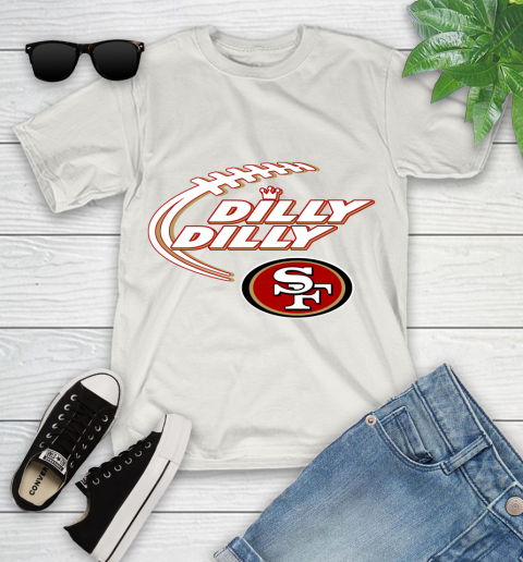 NFL San Francisco 49ers Dilly Dilly Football Sports Youth T-Shirt 12