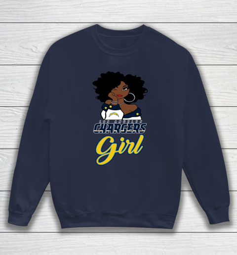Los Angeles Chargers Girl NFL Sweatshirt 3