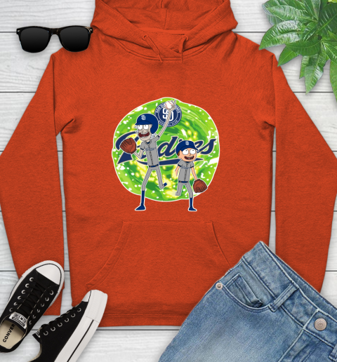 MLB San Diego Padres Rick And Morty Baseball Sports Youth Hoodie 5