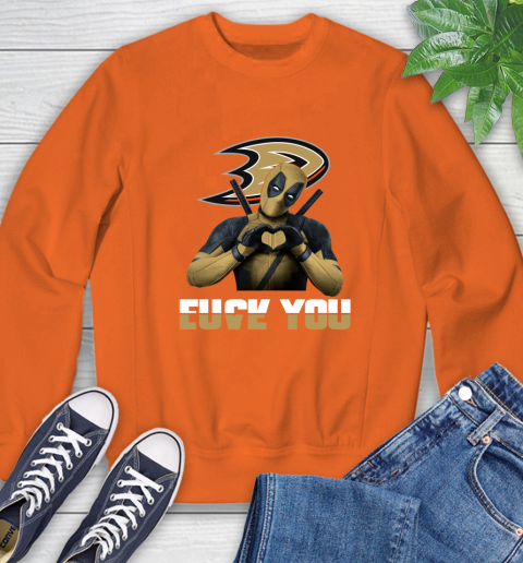 NHL Deadpool Love You Fuck You Hockey Sports Sweatshirt 3