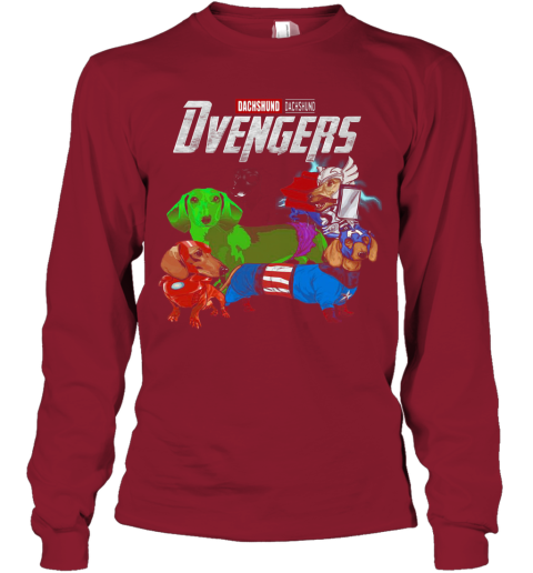 dachshund avengers t shirt