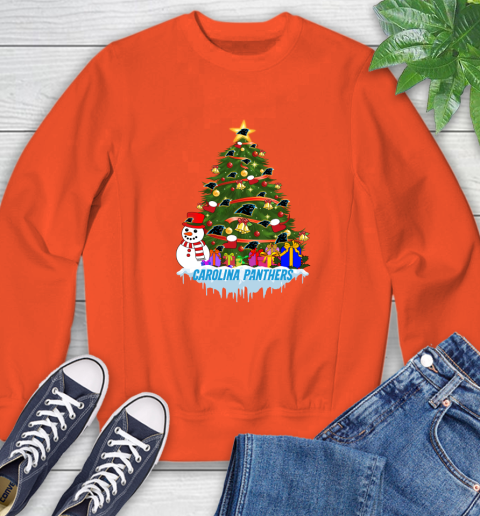 Carolina Panthers Merry Christmas NFL Football Sports Sweatshirt 4