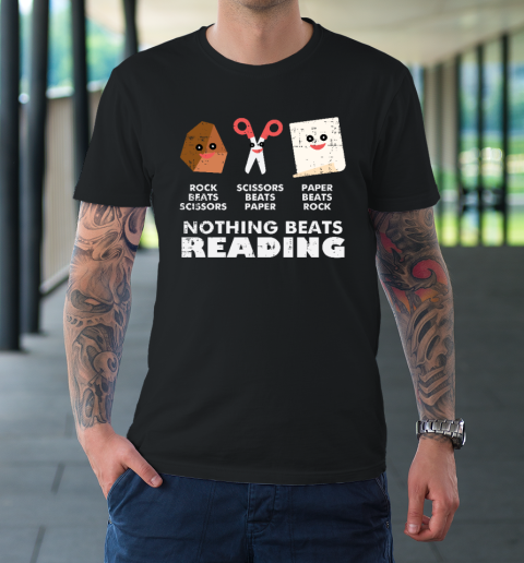 Nothing Beats Reading Book Librarian Across America T-Shirt