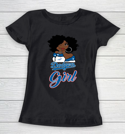Los Angeles Dodgerss Girl MLB Women's T-Shirt 2