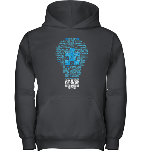 Look Beyond Autism And See Someone Special Youth Hoodie