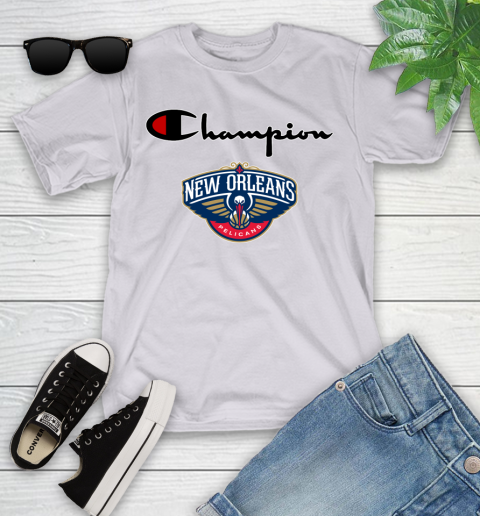 NBA Basketball New Orleans Pelicans Champion Shirt Youth T-Shirt 2