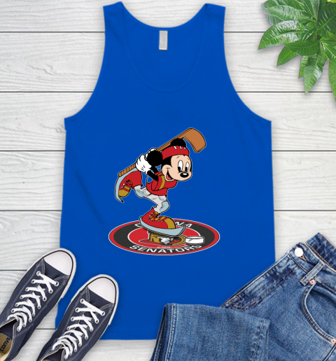NHL Hockey Ottawa Senator Cheerful Mickey Disney Shirt Tank Top 5