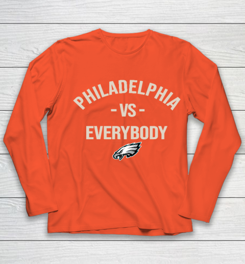 Philadelphia Eagles Vs Everybody Youth Long Sleeve 3