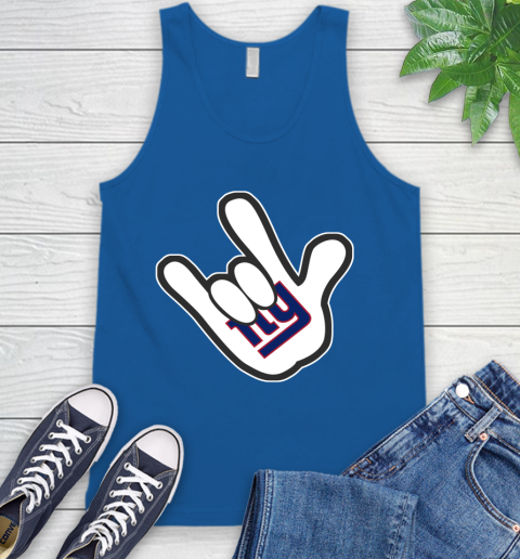 New York Giants NFL Football Mickey Rock Hand Disney Tank Top 5