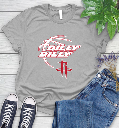 NBA Houston Rockets Dilly Dilly Basketball Sports Women's T-Shirt 5