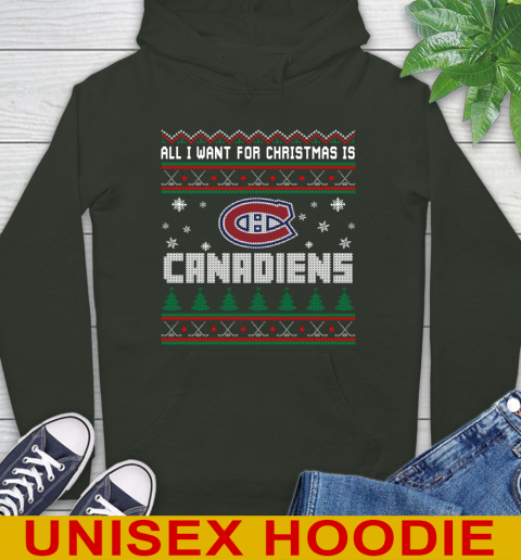Montreal Canadiens NHL Hockey All I Want For Christmas Is My Team Sports 24