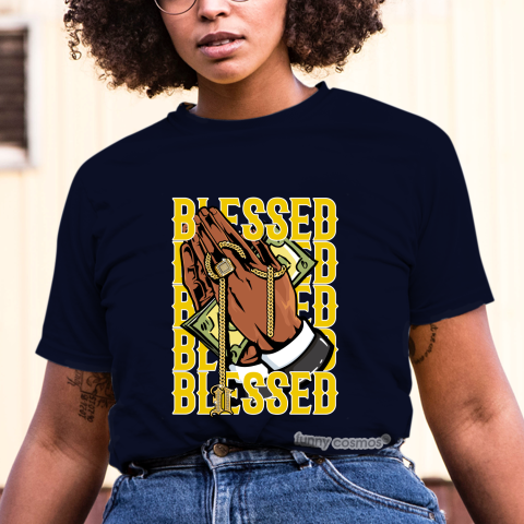 Air Jordan 1 New love matching sneaker tshirt Drake Blessed Yellow and Black Jordan Tshirt
